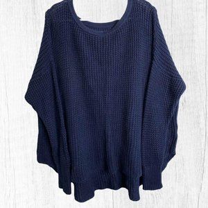 AMERICAN EAGLE OUTFITTERS SIZE XL NAVY BLUE KNIT